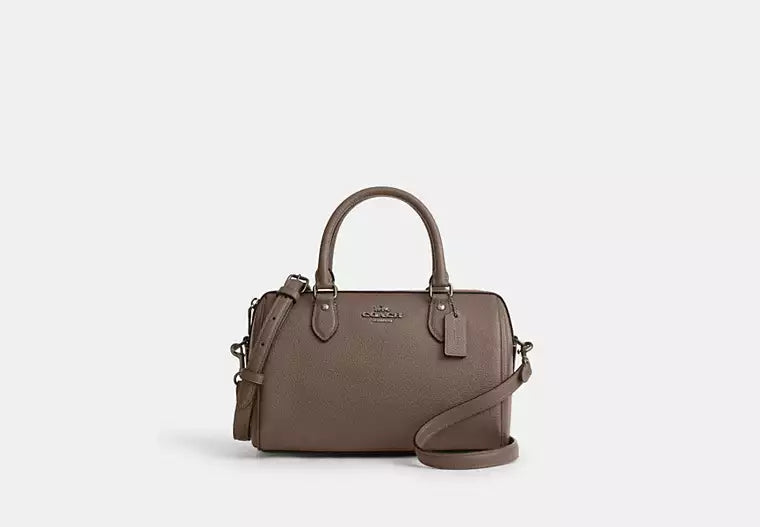 Coach Rowan Satchel In Qb Dark Stone (Pre-Order)