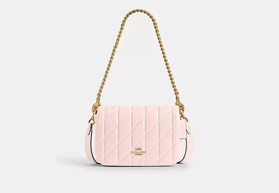 Coach Quinn Bag With Quilting In Powder Blush (Pre-order)