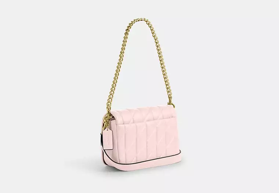 Coach Quinn Bag With Quilting In Powder Blush (Pre-order)