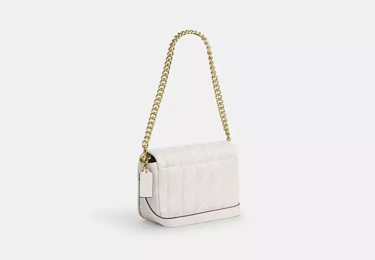 Coach Quinn Bag With Quilting In Chalk (Pre-order)