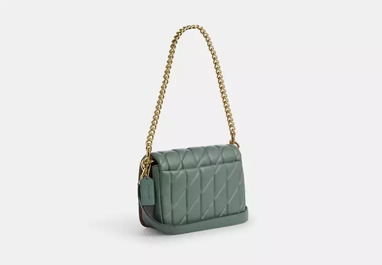 Coach Quinn Bag With Quilting In Sage (Pre-order)