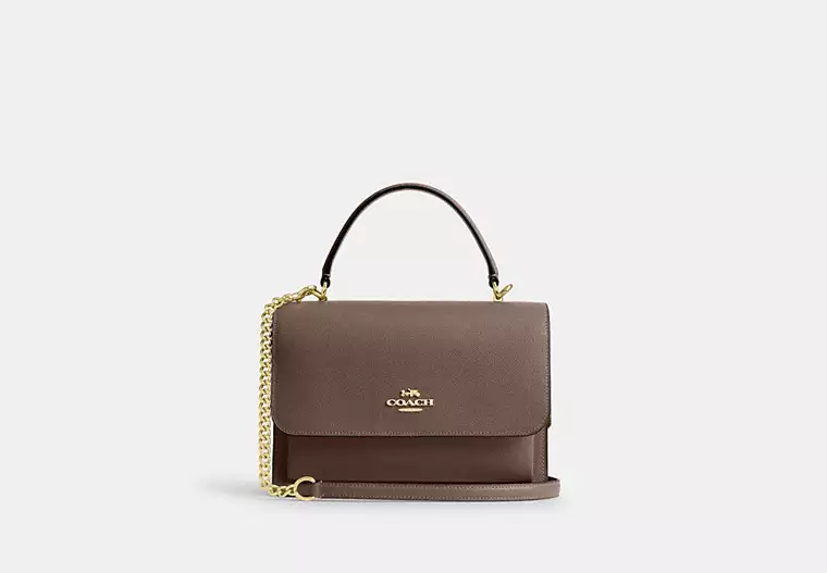 Coach Klare Top Handle Bag In Dark Stone (Pre-order)