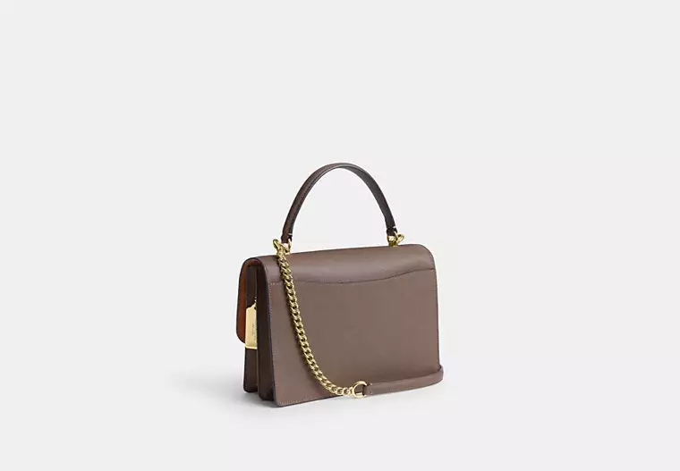 Coach Klare Top Handle Bag In Dark Stone (Pre-order)