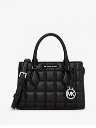 Michael Kors Sheila Small Quilted Satchel In Black (Pre-Order)