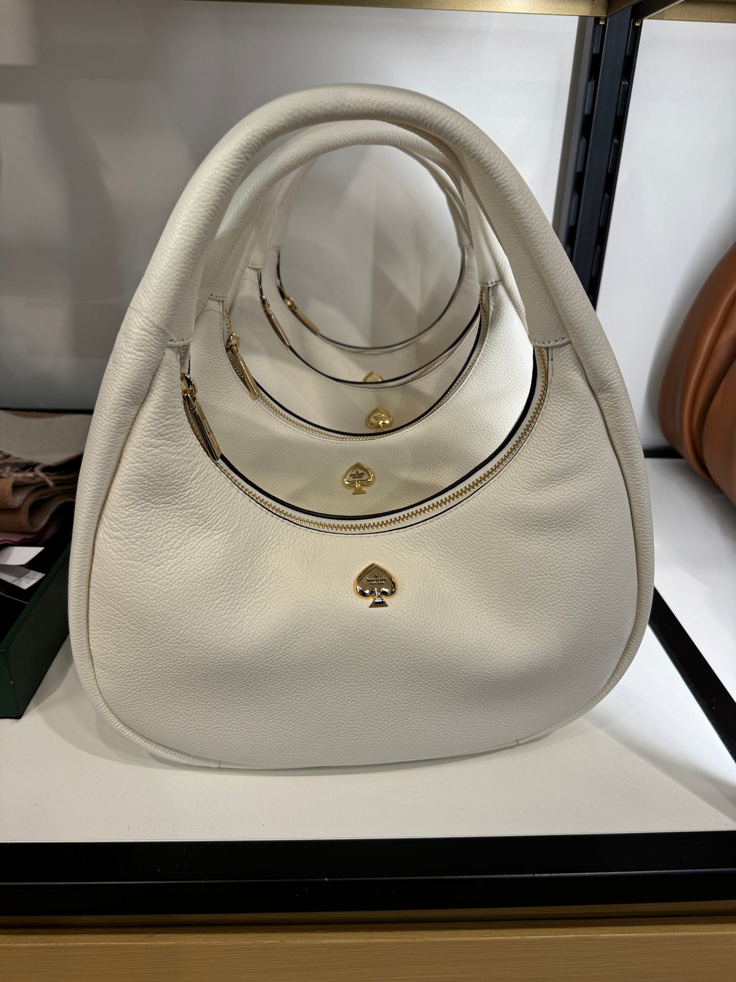 Kate Spade Kayla Crescent Shoulder Bag In Meringue (Pre-Order)