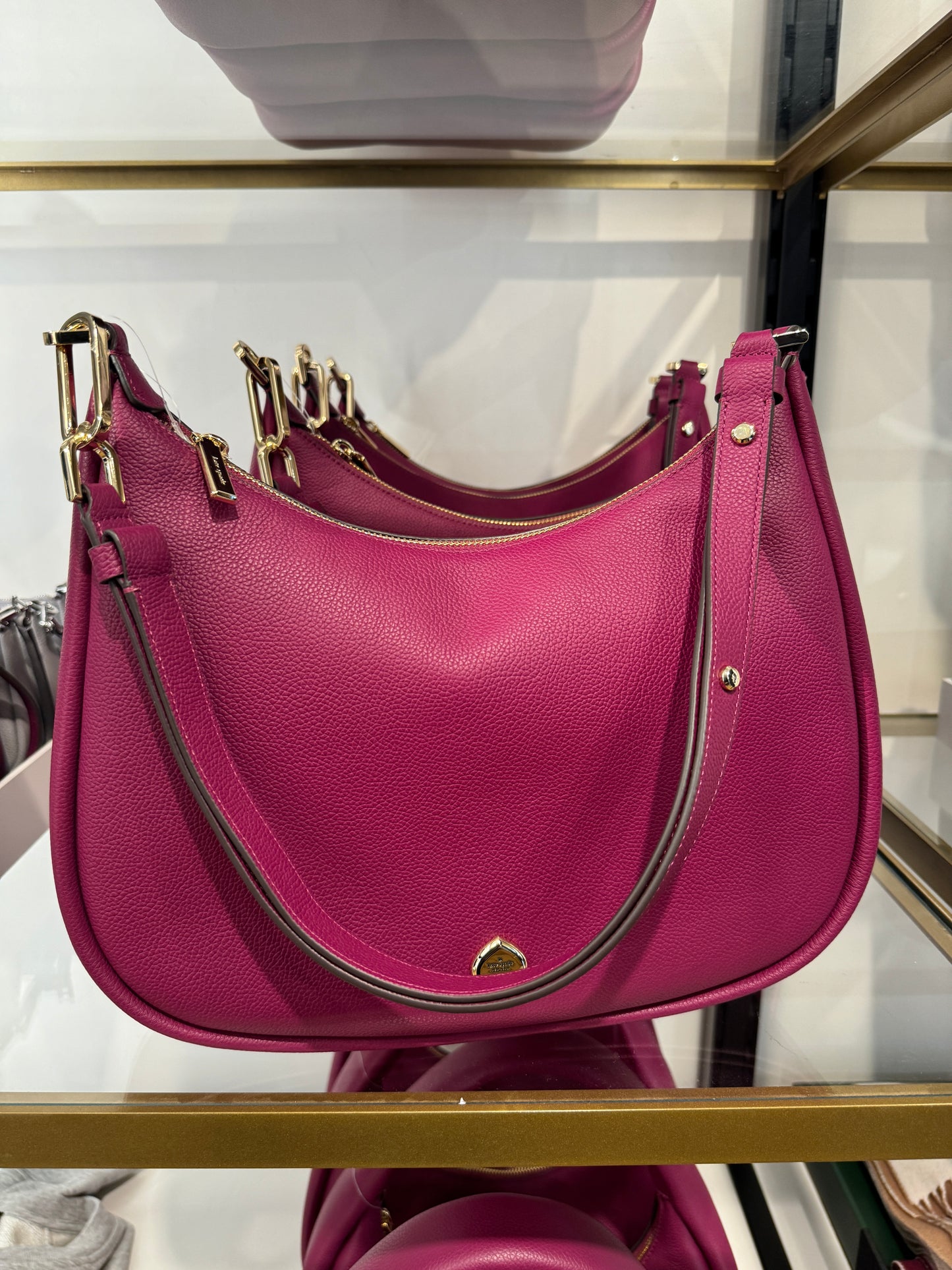 Kate Spade Kayla Large Shoulder Bag In Dark Raspberry (Pre-Order)