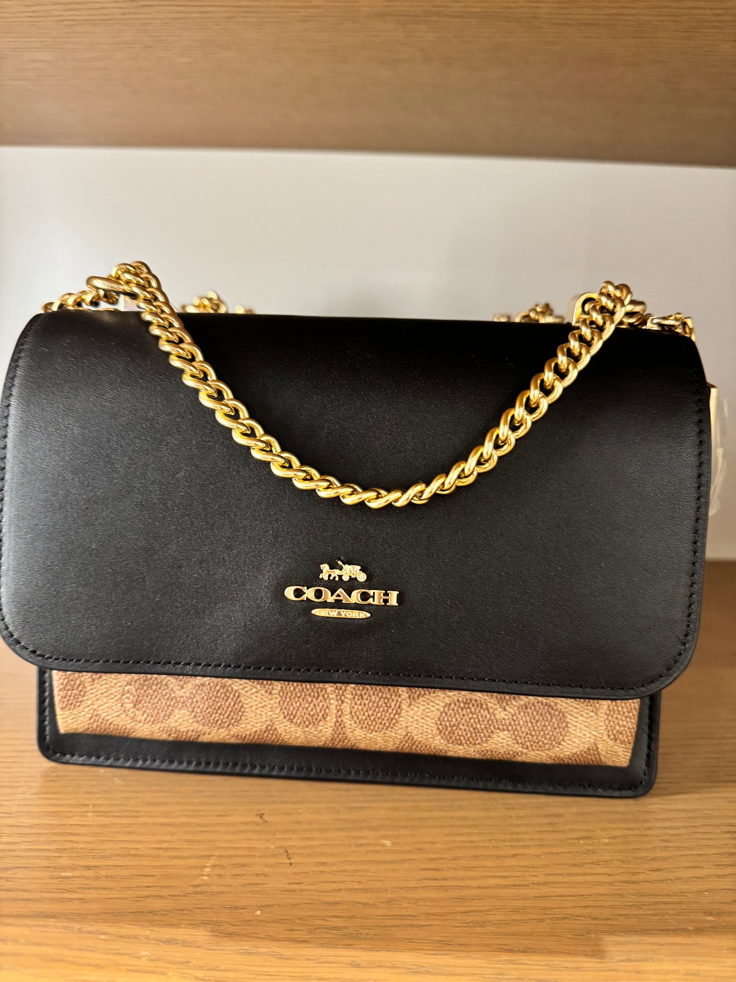 Coach Klare Crossbody In Signature Gold Tan Black Multi (Pre-Order)