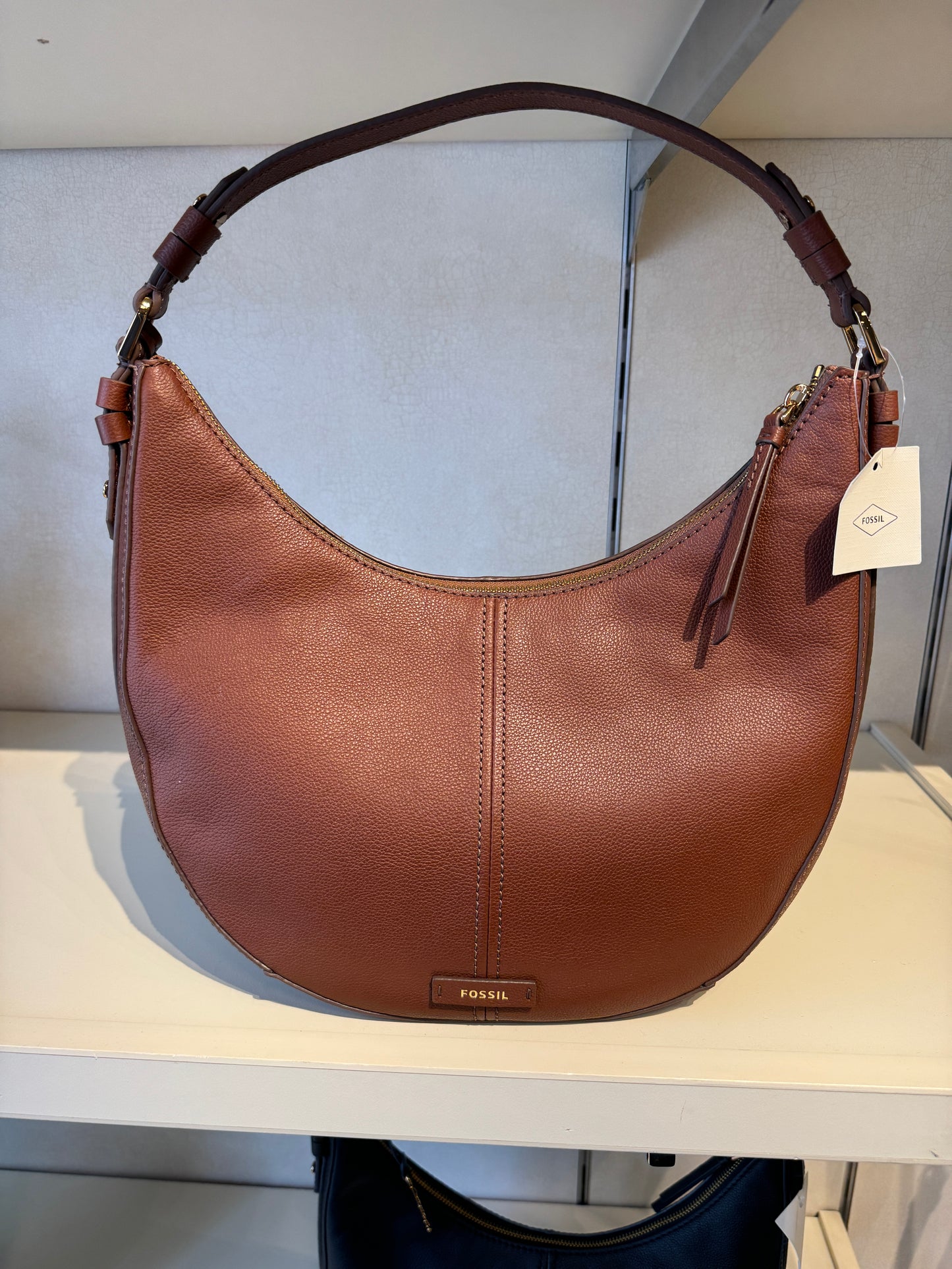 Fossil Shae Large Hobo In Brown (Pre-Order)