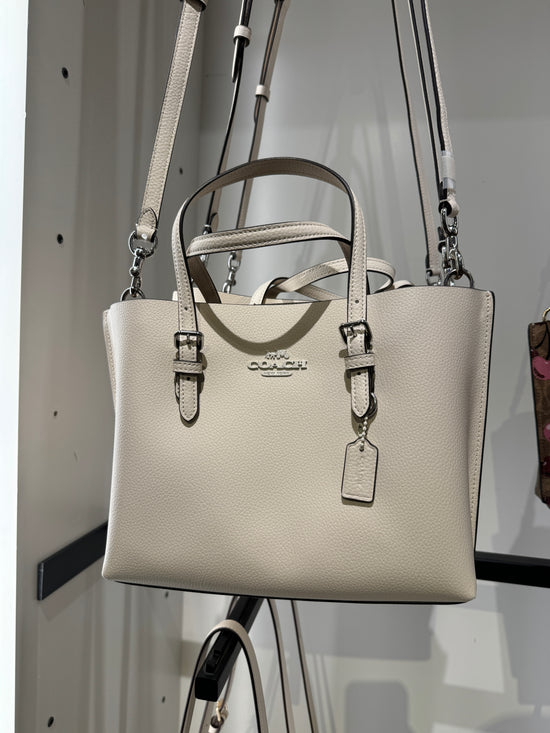 Coach Mollie Tote 25 In Silver Chalk (Pre-Order)