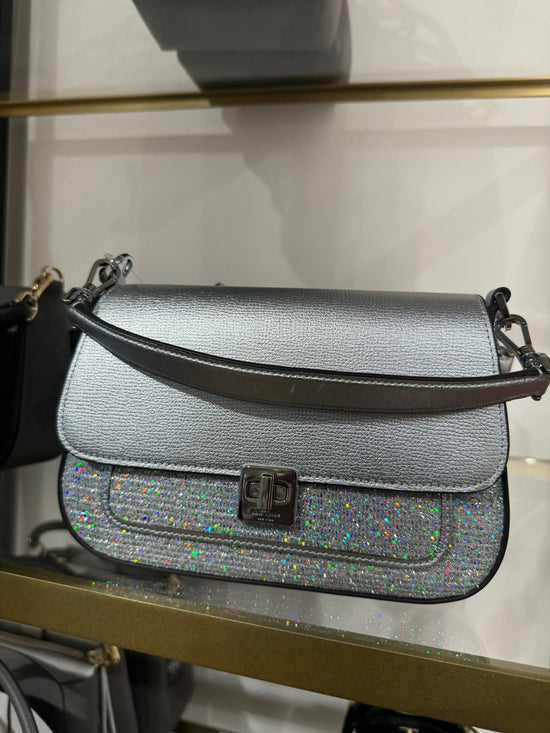 Kate Spade Phoebe Glitter Small Flap Crossbody In Lunar Light Multi (Pre-Order)