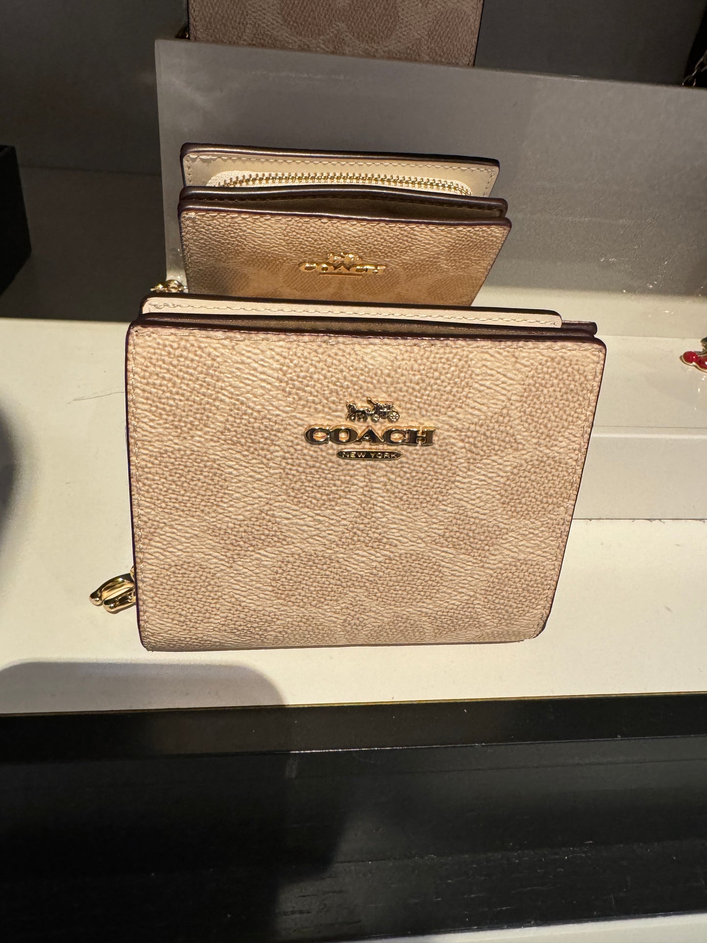 Coach Snap (PRE-ORDER) Wallet In Signature Sand Chalk (Pre-Order)