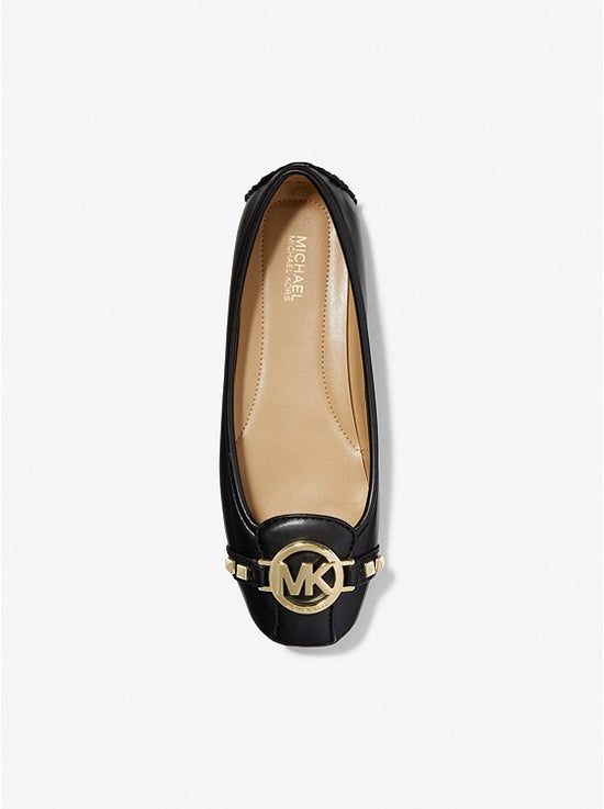 Michael Kors Fulton Faux Leather Moccasin In Black (Pre-Order)