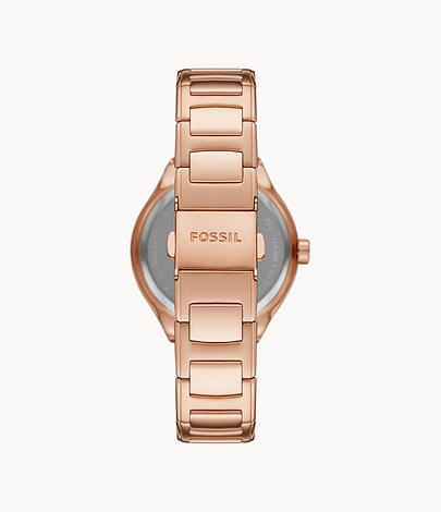 Fossil Women Eevie Multifunction Rose Gold Stainless Steel Watch Bq3721 (Pre-Order)