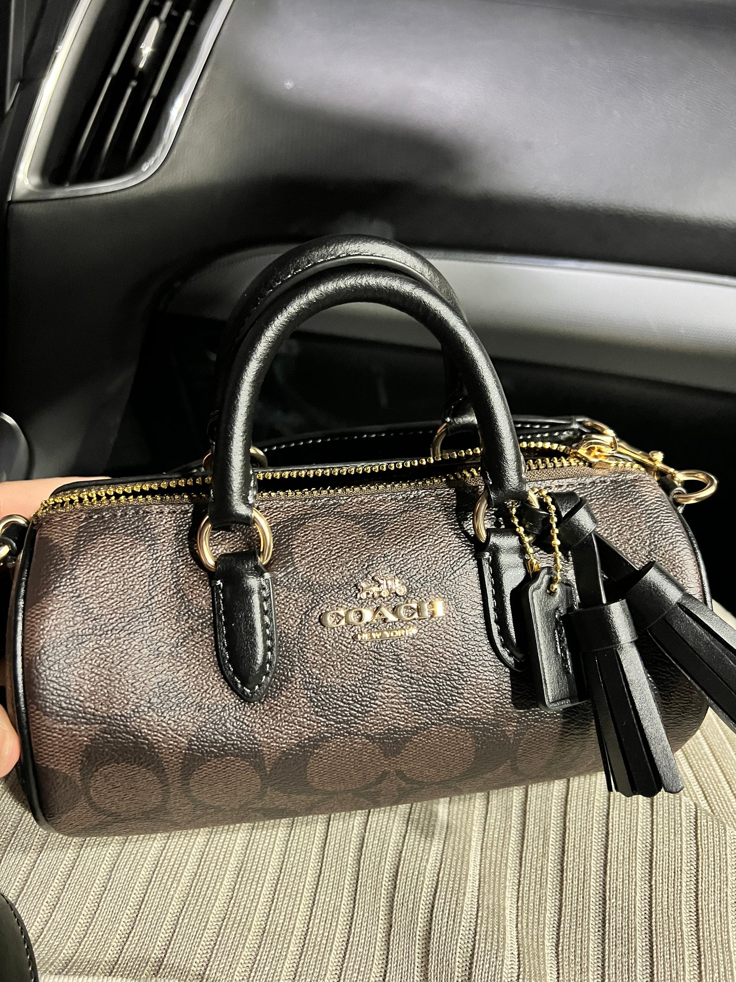 Coach Lacey Crossbody In Signature Brown Black (Pre-order)