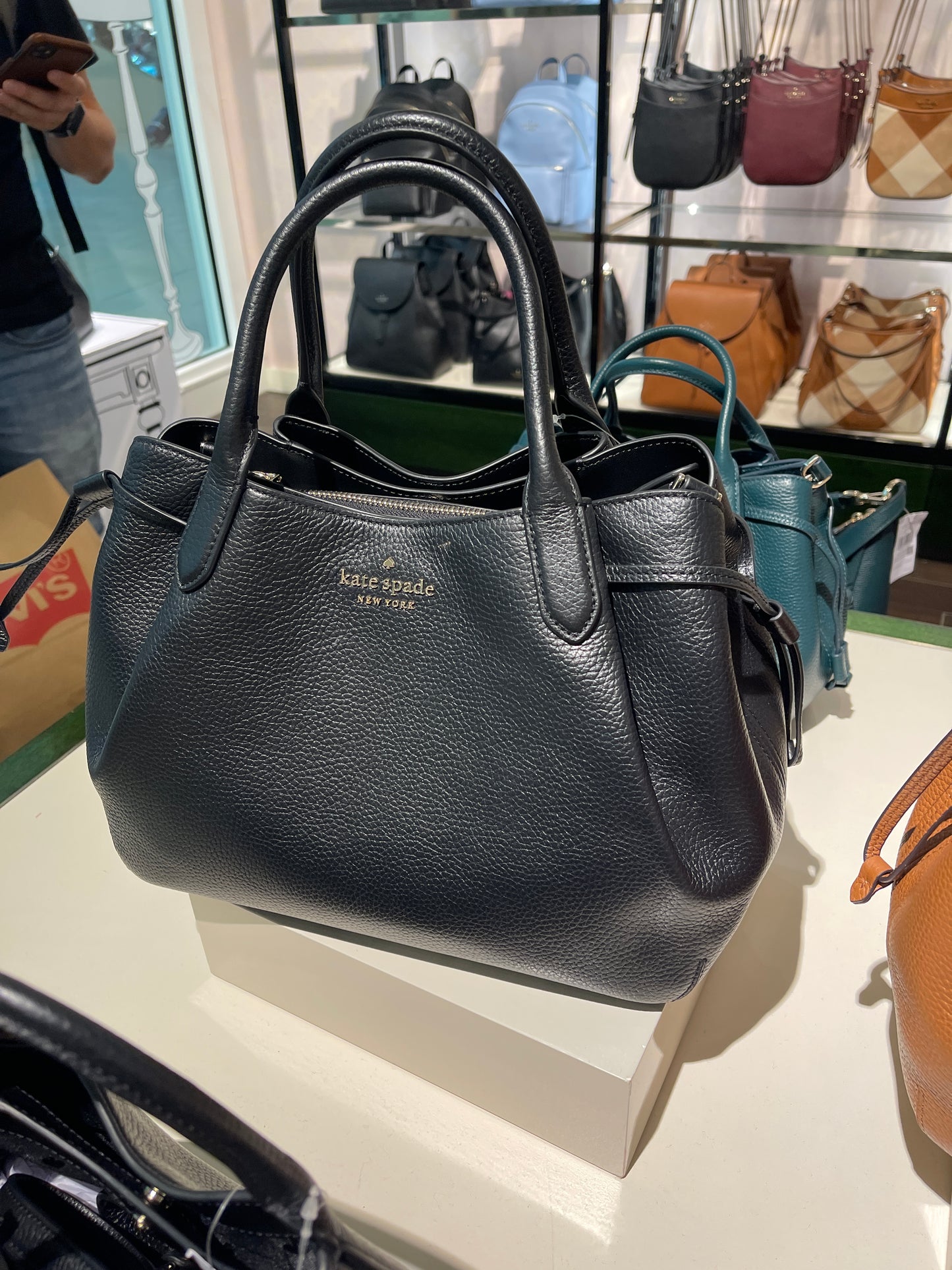 Kate Spade Dumpling Large Satchel In Black (Pre-Order)