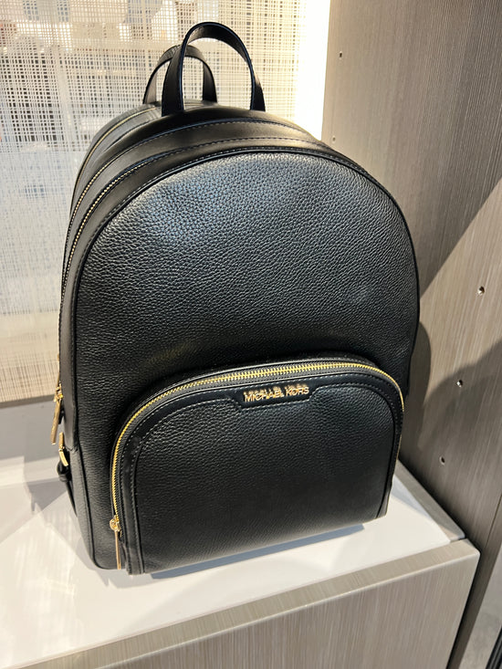 Michael Kors Jaycee Backpack Large In Black