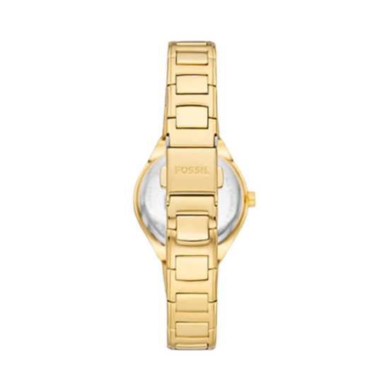 Fossil Women Eevie Three-Hand Date Gold-Tone Stainless Steel Watch Bq3801