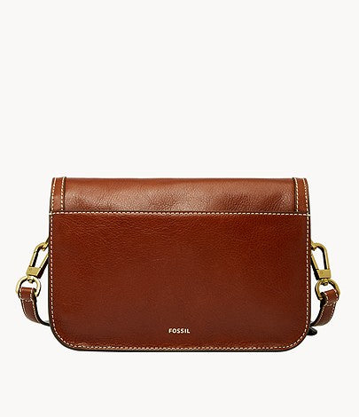 Fossil Ainsley Flap Crossbody In Brown (Pre-Order)