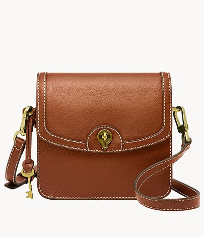 Fossil Ainsley Small Crossbody In Brown (Pre-Order)