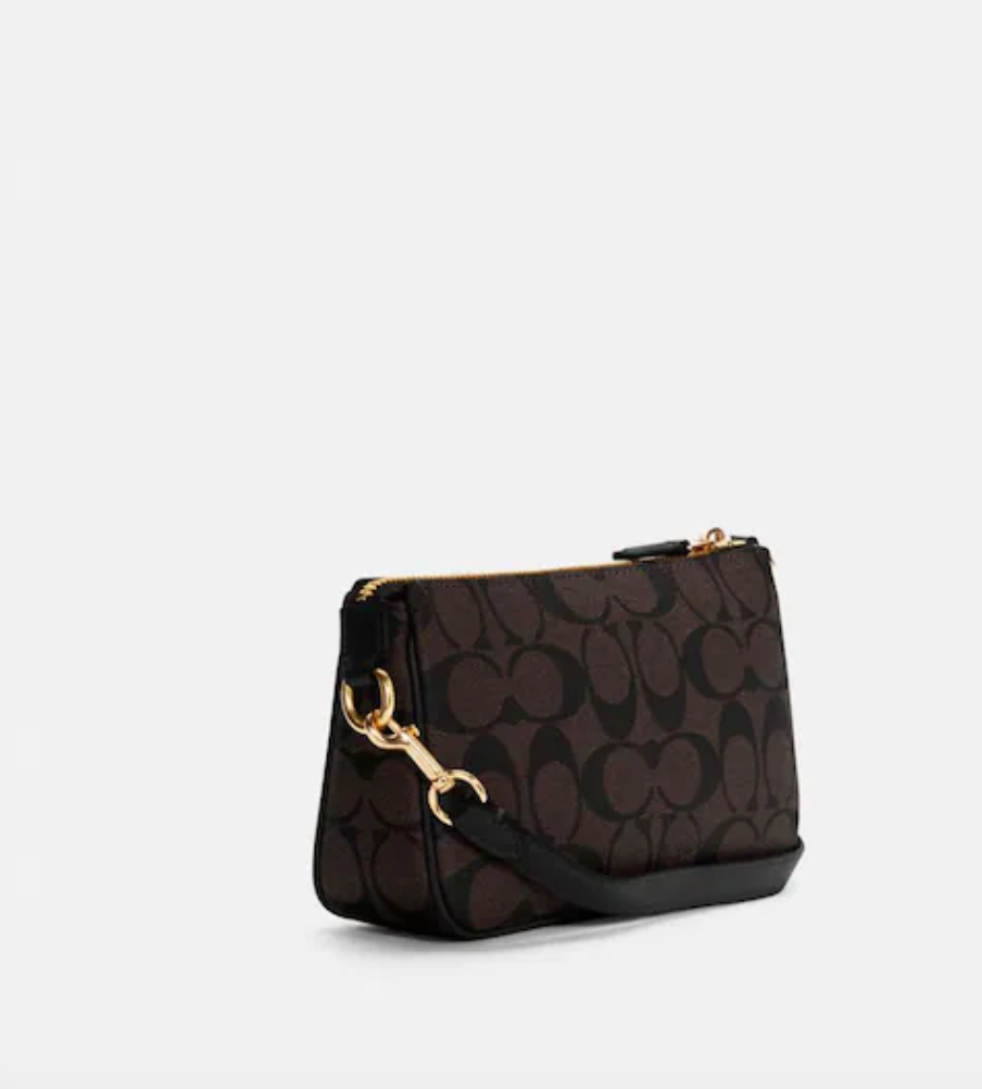 Coach Nolita 19 Wristlet Signature Brown Black (Pre-Order)