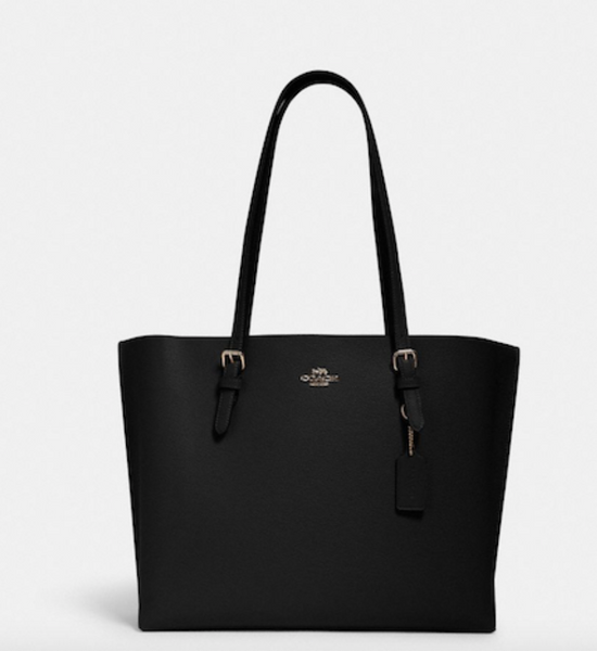 Load image into Gallery viewer, Coach Mollie Tote In Black True Red (Pre-Order)
