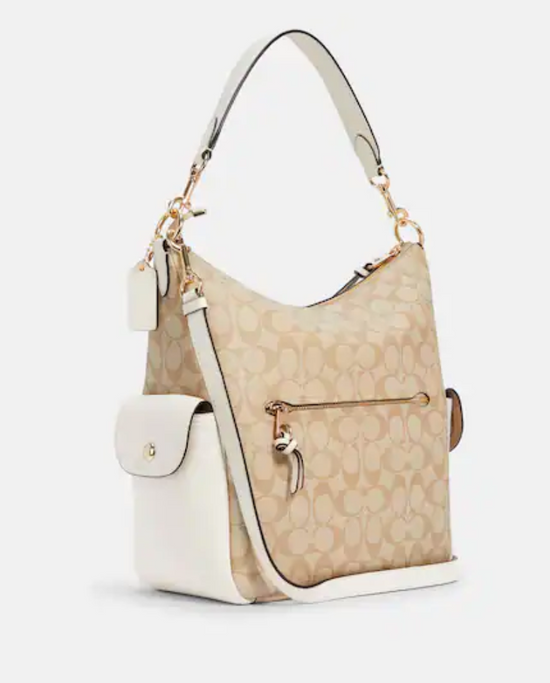 Load image into Gallery viewer, Coach Pennie Shoulder Bag In Signature Light Khaki Chalk

