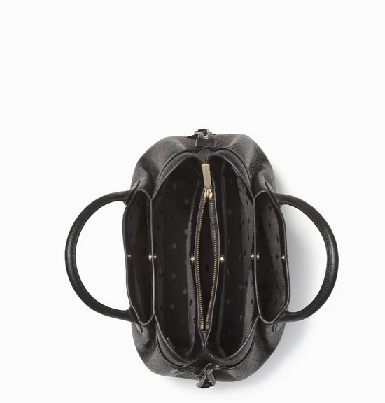 Kate Spade Dumpling Large Satchel In Black (Pre-Order)