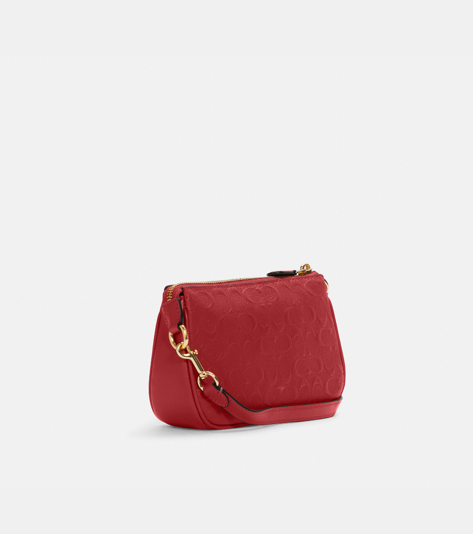 Load image into Gallery viewer, Coach Nolita 19 Wristlet In Signature Leather 1941 Red
