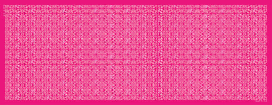Raffida Monogram 2.0 Shawl In Hot Pink