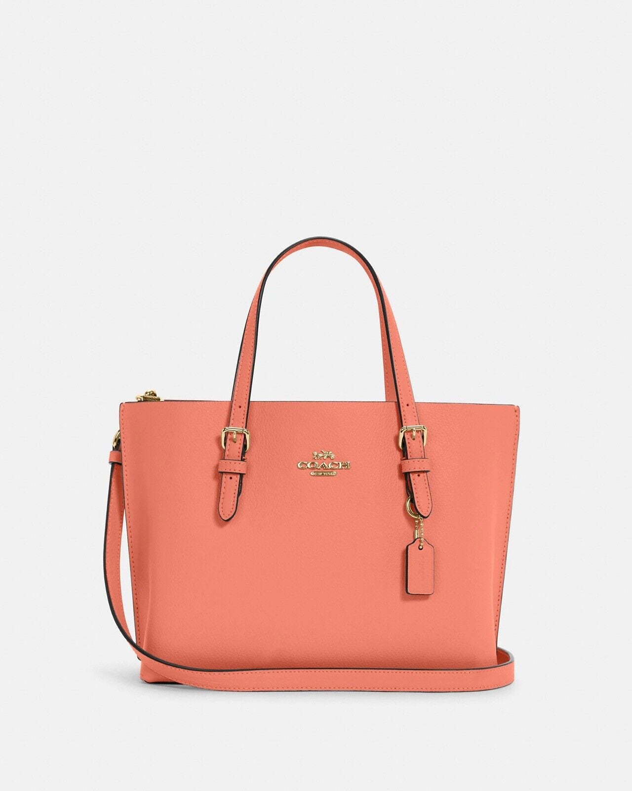 Load image into Gallery viewer, Coach Mollie Tote 25 In Light Coral
