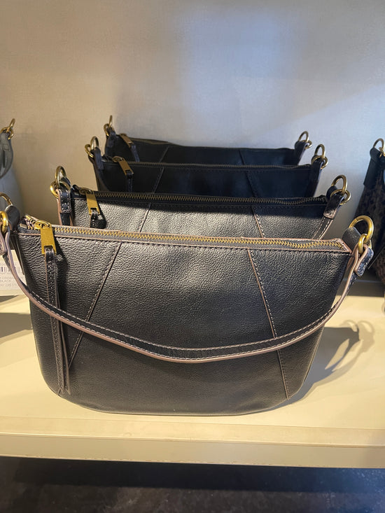 Load image into Gallery viewer, Fossil Skylar Crossbody In Black (Pre-Order)
